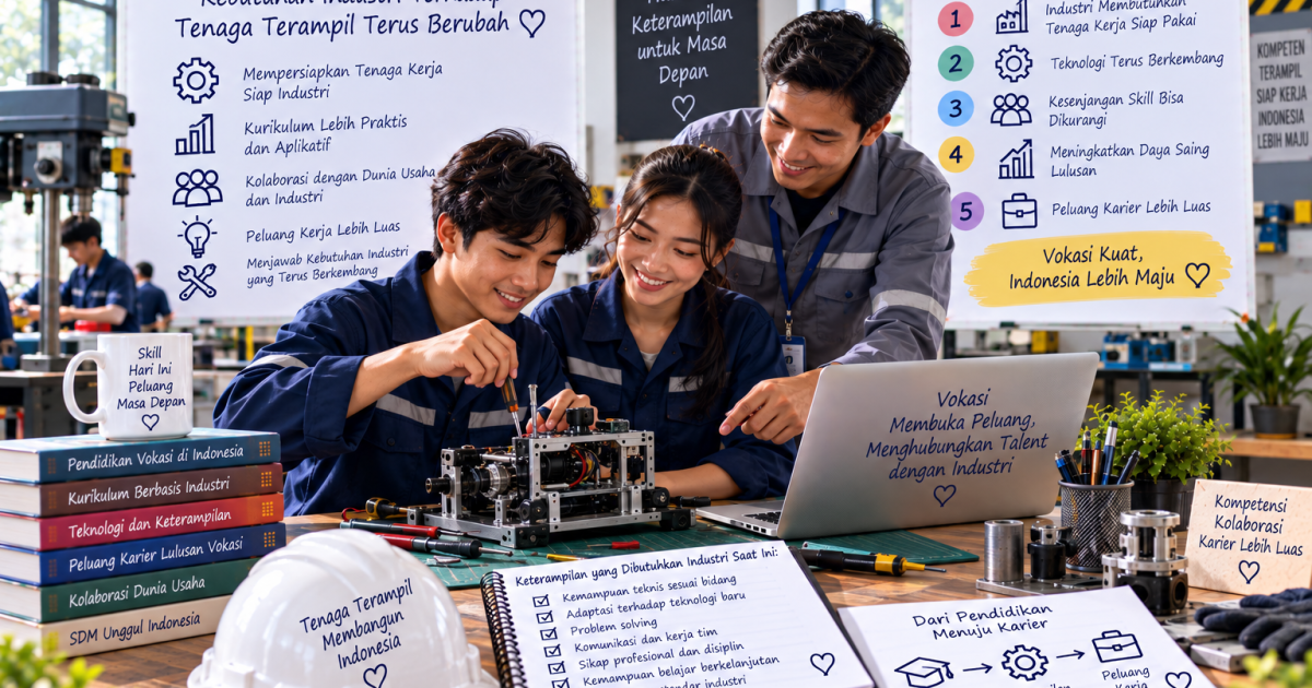 Pendidikan Vokasi Makin Relevan, Kebutuhan Industri Terhadap Tenaga Terampil Terus Berubah